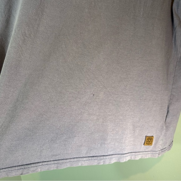 Brave Soul London Feather Pocket Tee in Blue - Picture 9 of 10